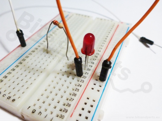 Breadboard 400 pins MB102 - universeel experimenteer board wit